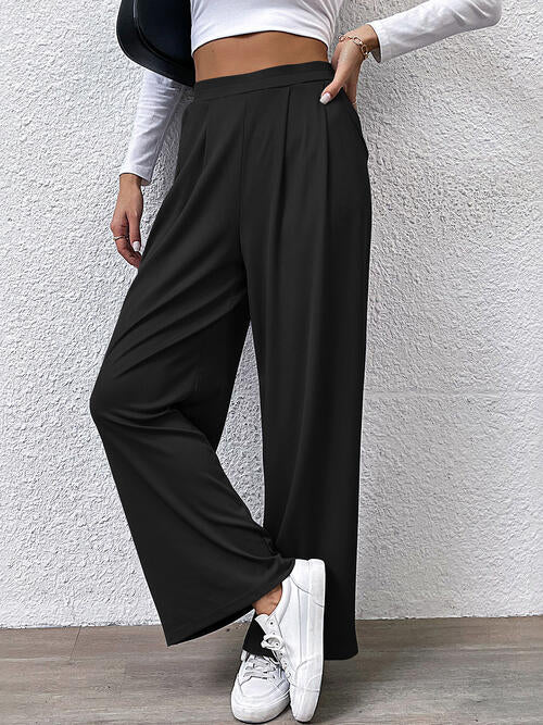 High Waist Straight Pants Bazaarbey