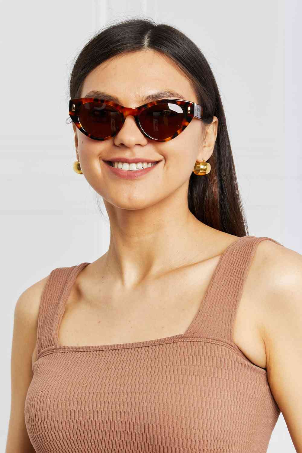 Tortoiseshell Acetate Frame Sunglasses Trendsi