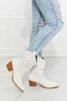 MMShoes Better in Texas Scrunch Cowboy Boots in White Trendsi