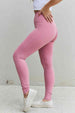  Fit For You Full Size High Waist Active Leggings in Light Rose Bazaarbey