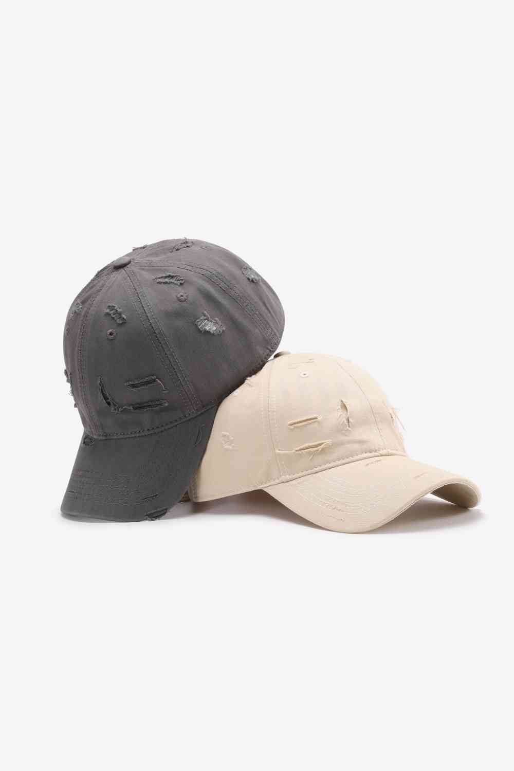 Distressed Adjustable Baseball Cap Trendsi