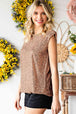  Round Neck Capped Sleeve Tank Bazaarbey