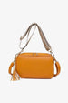 PU Leather Tassel Crossbody Bag Trendsi