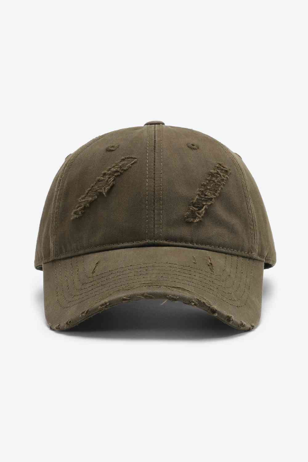 Distressed Adjustable Baseball Cap Trendsi