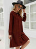 Cable-Knit Long Sleeve Sweater Dress Bazaarbey