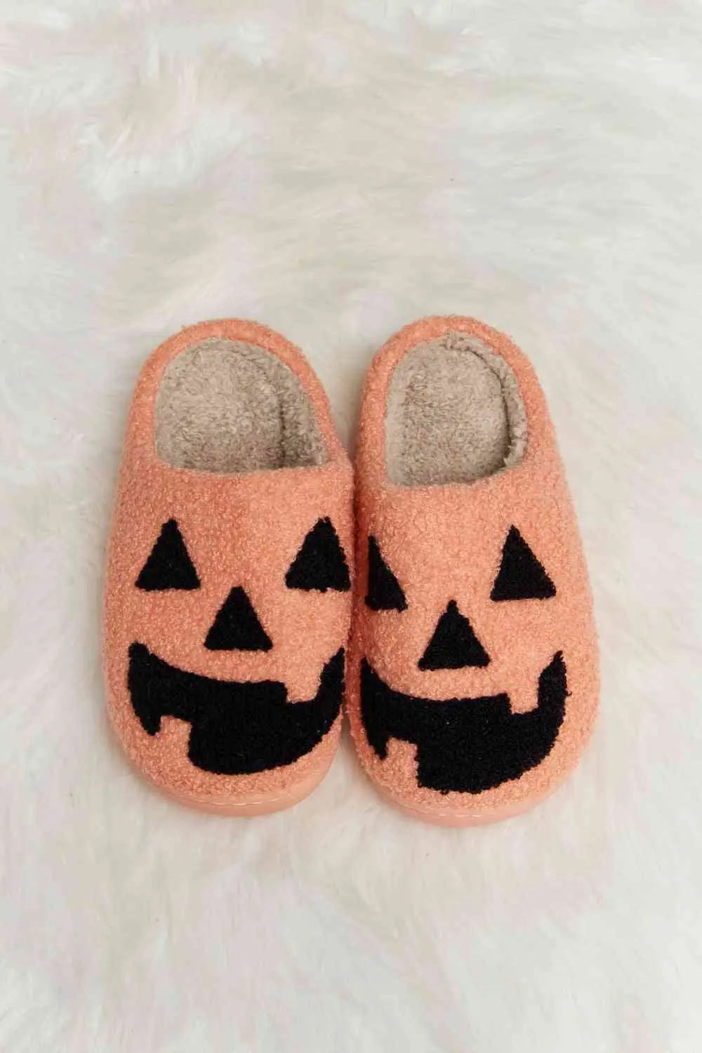 dy Printed Plush Slide Slippers Trendsi