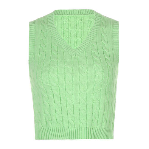  V-Neck Sweater Vest Trendsi