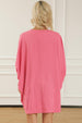 V-Neck Batwing Sleeve Mini Dress -BazaarBey - www.shopbazaarbey.com