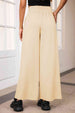 Drawstring Wide Leg Pants with Pockets Bazaarbey