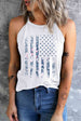 Floral Graphic Grecian Neck Tank Bazaarbey