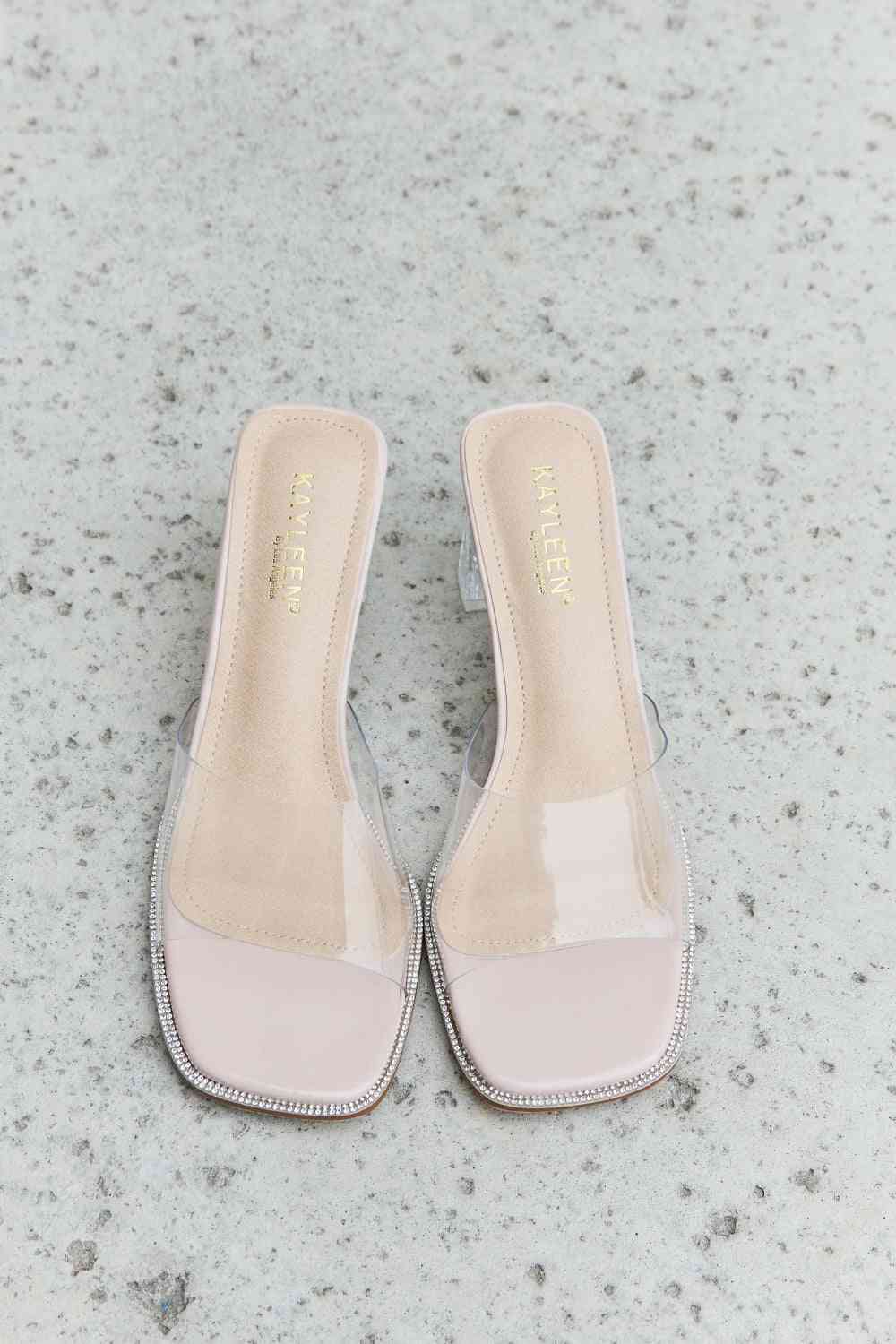  Make Myself Clear Mule Block Heels Trendsi