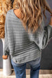 Round Neck Long Sleeve Knit Top Bazaarbey