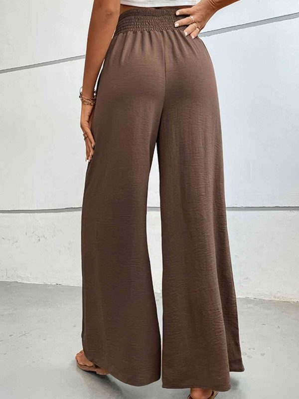 Wide Waistband Relax Fit Long Pants Bazaarbey