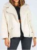 Zip-Up Belted Sherpa Jacket Trendsi