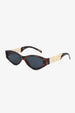 Chain Detail Temple Cat Eye Sunglasses Trendsi