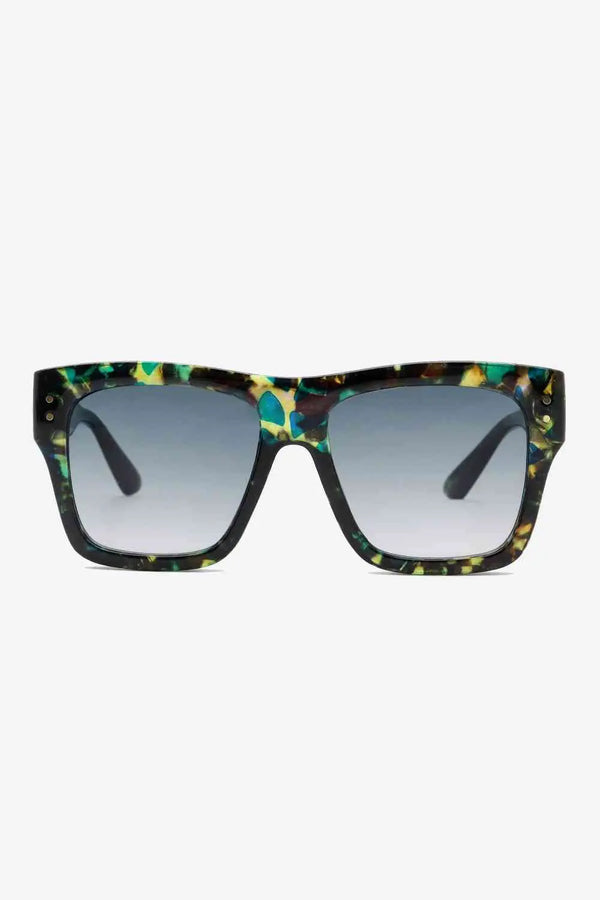 UV400 Patterned ycarbonate Square Sunglasses Trendsi