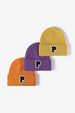 Letter Patch Cuffed Knit Beanie Trendsi