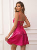 Sequin Tie Back Cami Dress Bazaarbey