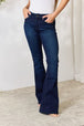   Mid Rise Flare Jeans Trendsi