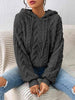 Drawstring Long Sleeve Hoodie Bazaarbey