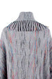 Fringe Detail Printed Poncho Bazaarbey