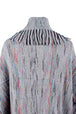 Fringe Detail Printed Poncho Bazaarbey