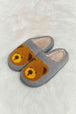 dy Teddy Bear Print Plush Slide Slippers Trendsi