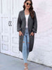 Open Front Longline Cardigan with Pockets Trendsi