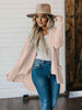 High-Low  Cardigan with Pockets Trendsi