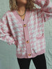  Botton Front  Cardigan with Pockets Trendsi