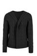 Cable-Knit Dropped Shoulder Hooded Cardigan Bazaarbey