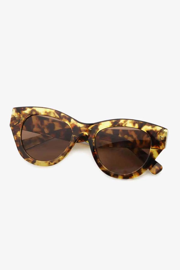 Tortoiseshell ycarbonate Wayfarer Sunglasses Trendsi