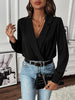 Surplice Long Sleeve Top Trendsi