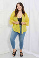 dy Just Breathe  Chiffon Kimono in Yellow Bazaarbey