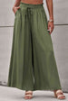 Drawstring Waist Wide Leg Pants Bazaarbey