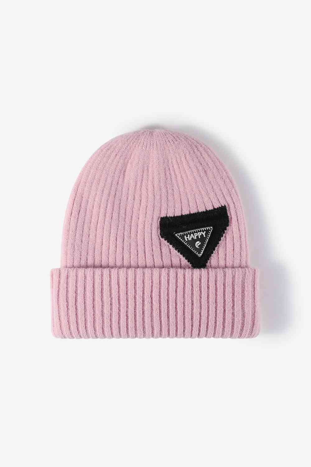 HAPPY Contrast Beanie Trendsi