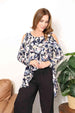 Sew In Love  Full Size Long Sleeve Flower Print Blouse Trendsi