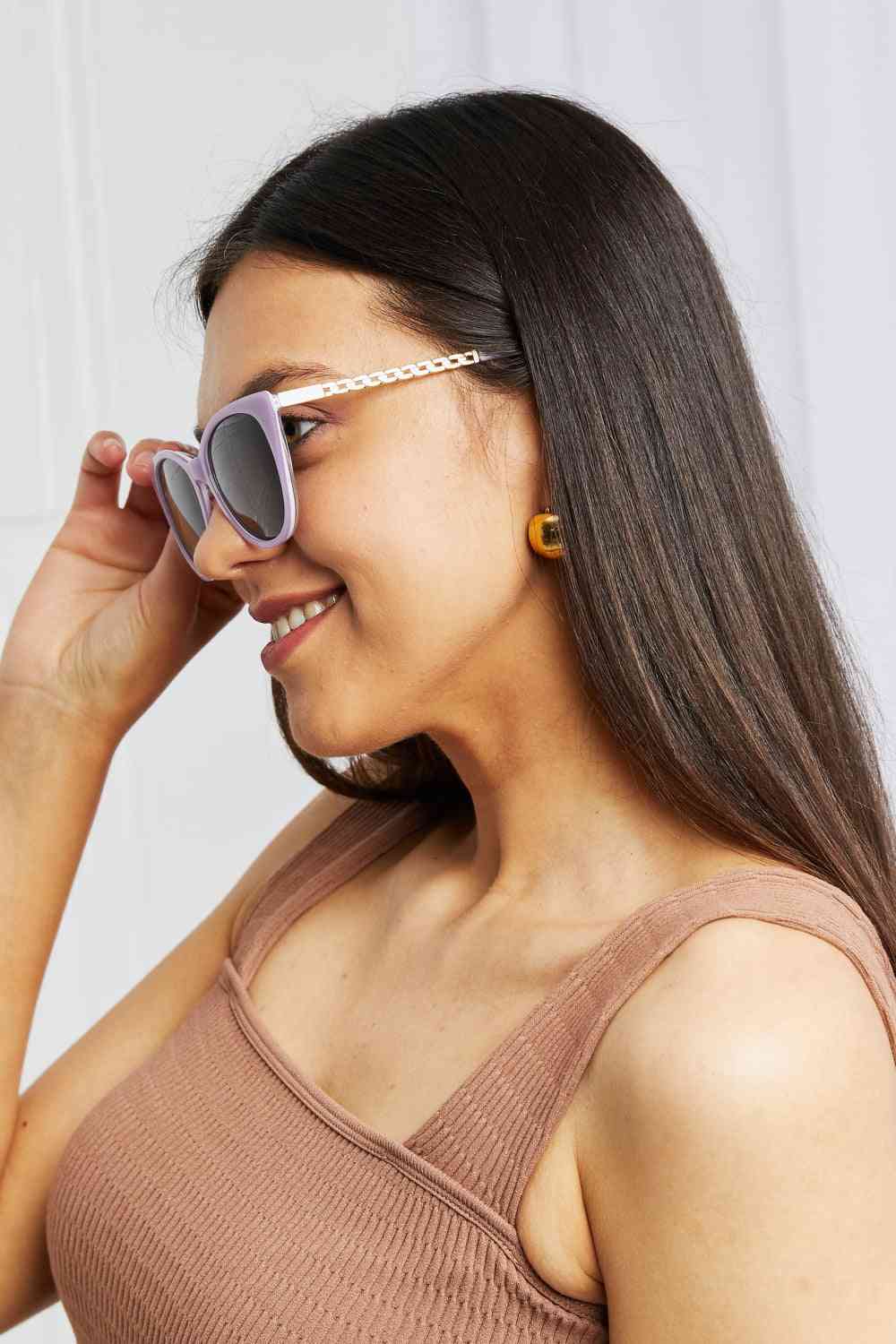 Cat-Eye Acetate Frame Sunglasses Trendsi