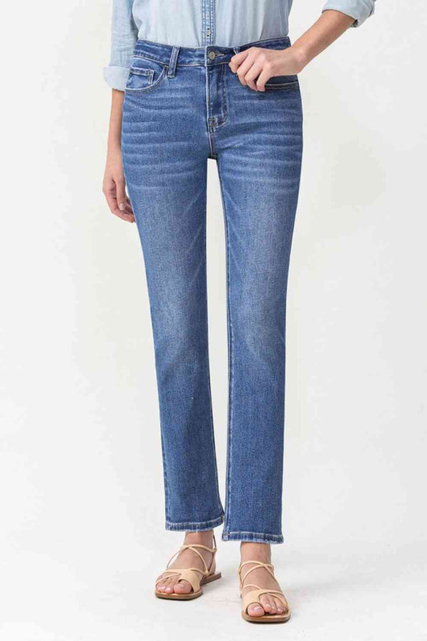   Maggie Midrise Slim Ankle Straight Jeans Trendsi