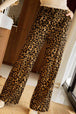 Leopard Wide Leg Pants Bazaarbey