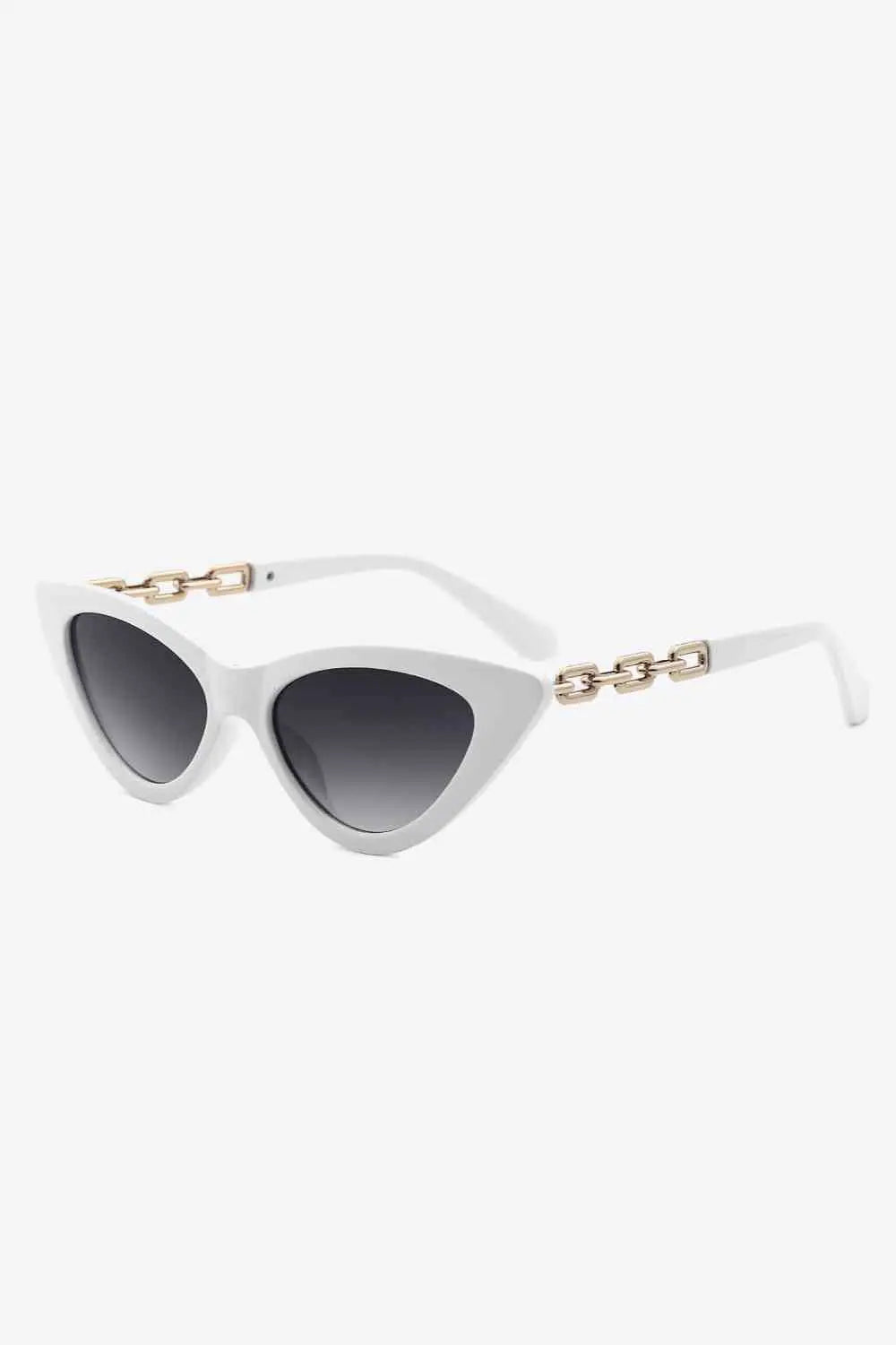 Chain Detail Cat-Eye Sunglasses Bazaarbey