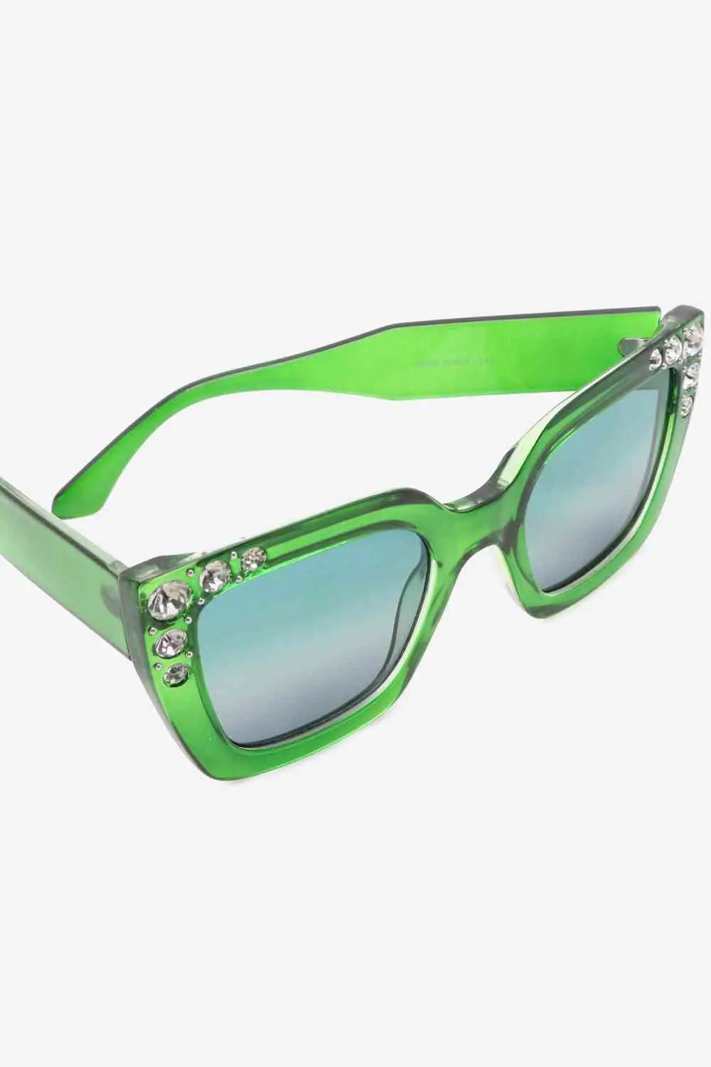 Inlaid Rhinestone ycarbonate Sunglasses Trendsi