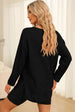 Waffle-Knit Round Neck Long Sleeve Sweatshirt Trendsi