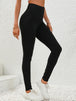 Wide Waistband Leggings Bazaarbey