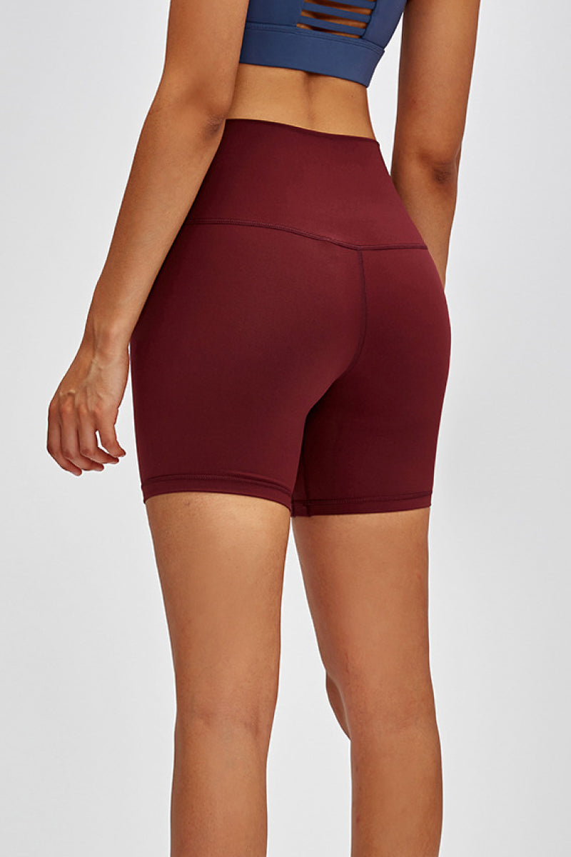 High Waist Training Shorts Trendsi