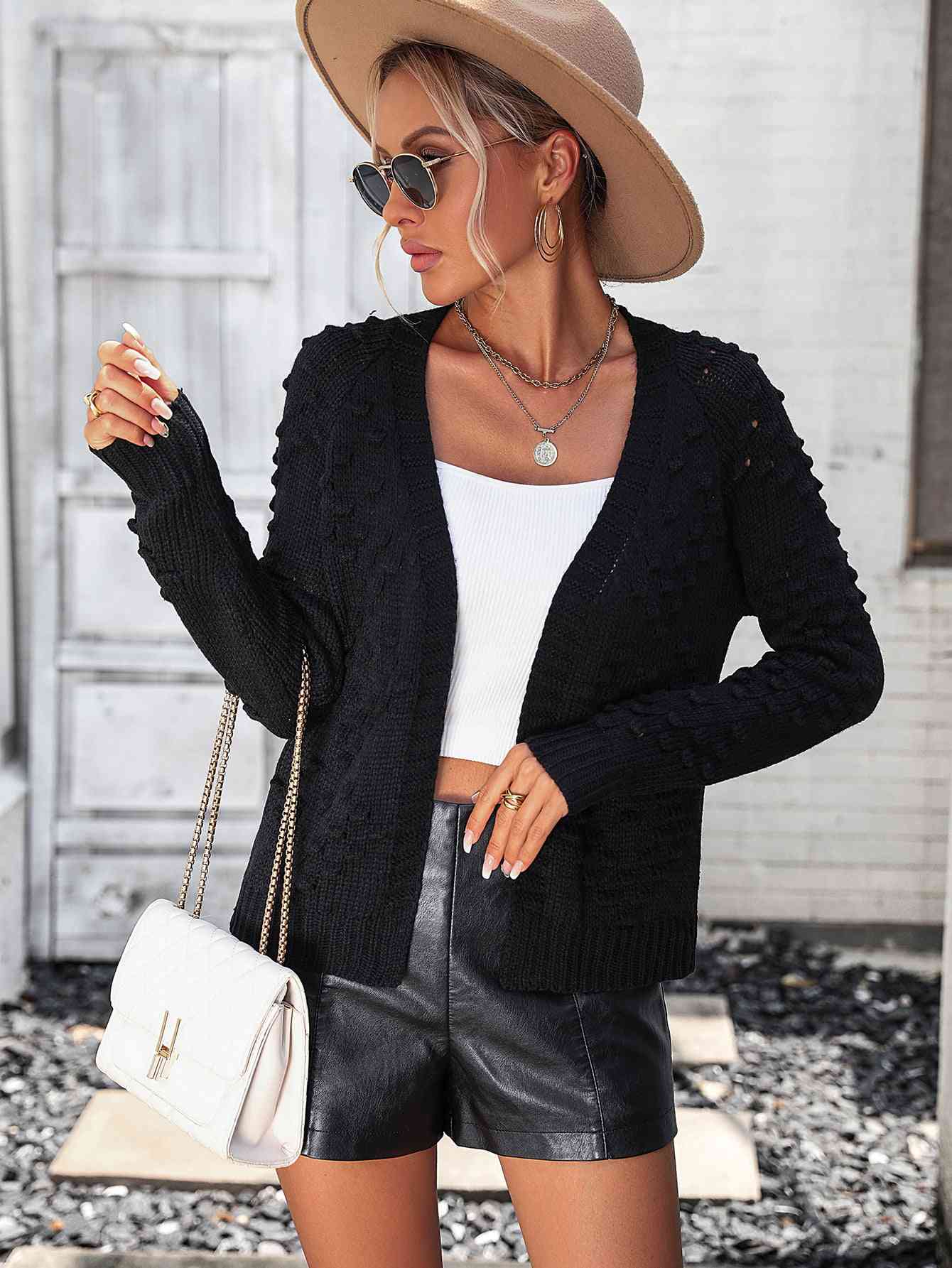  Long Sleeve Cardigan Trendsi