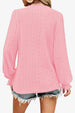  V-Neck Flounce Sleeve Blouse Trendsi