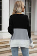  Long Sleeve Chunky Knit Sweater Trendsi