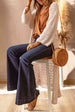 Dropped Shoulder Long Sleeve Crochet Duster Cardigan Trendsi