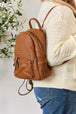  PU Leather Woven Backpack Bazaarbey